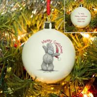 Personalised Me to You Merry Christmas Bauble Extra Image 1 Preview